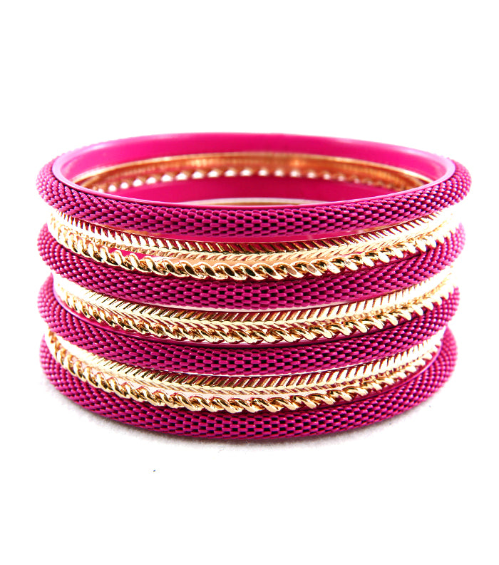 'Sexy' Stackable Bangle Bracelet - Orange
