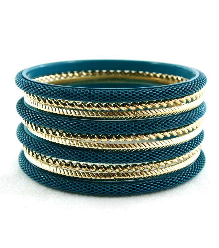 'Sexy' Stackable Bangle Bracelet - Orange