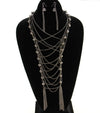 'COCO' LONG LAYERED NECKLACE SET