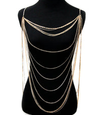 'ZARA' LAYERED BODY CHAIN - GOLD