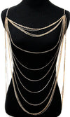 'ZARA' LAYERED BODY CHAIN - GOLD