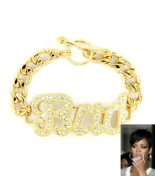 ‘RIRI’ CRYSTAL BAD STATEMENT BRACELET