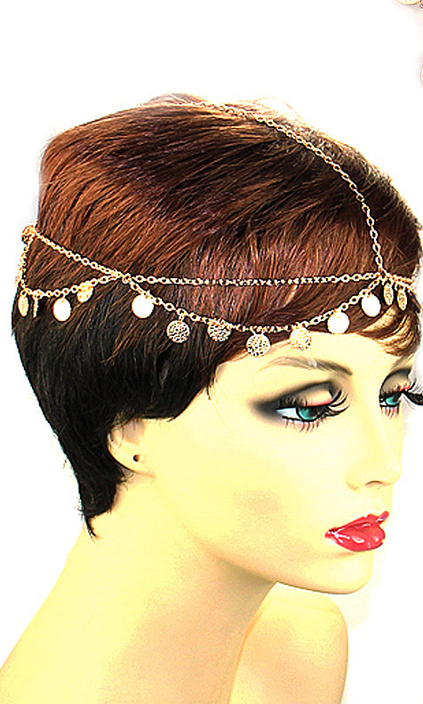 'JEN’ URBAN GLAM GOLD HEADCHAIN
