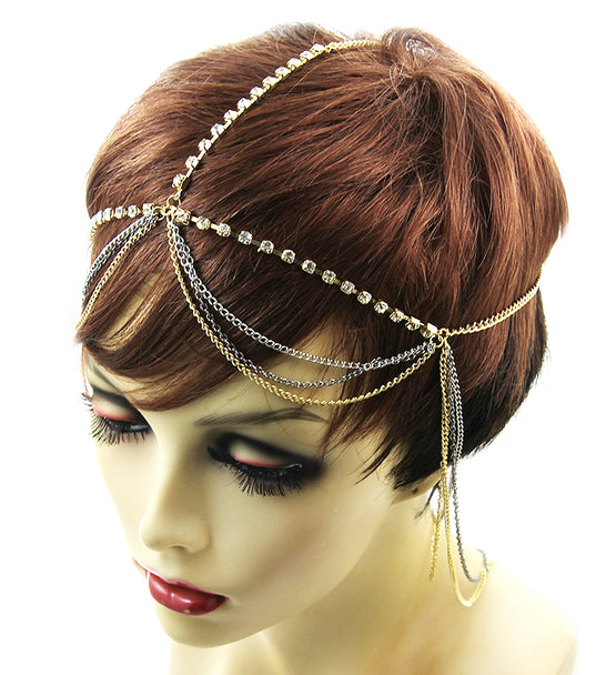 Crystal Drape HeadChains