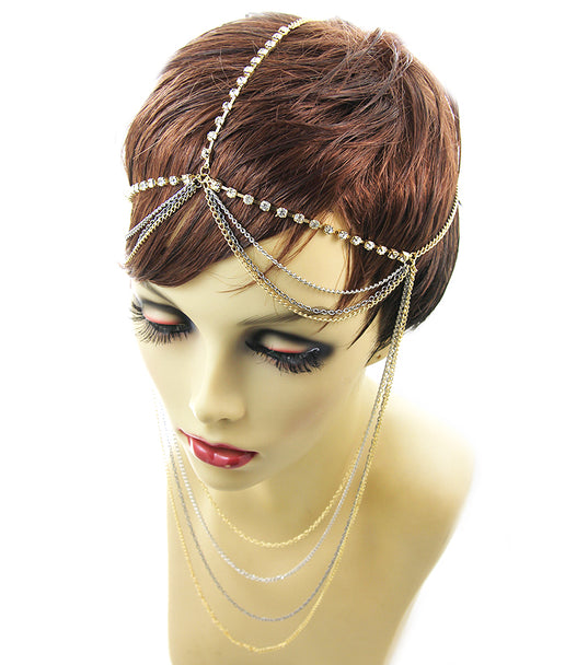 Crystal Drape HeadChains