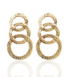 J'Adore Round Shape Silver Earrings