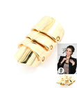 Load image into Gallery viewer, &#39;KIM&#39; URBAN GLAM STATEMENT RING
