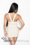'IVY' CUT OUT BODYCON BANDAGE DRESS