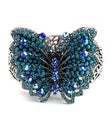 Load image into Gallery viewer, ‘MARIAH’ CRYSTAL BUTTERFLY BRACELET - BLACK
