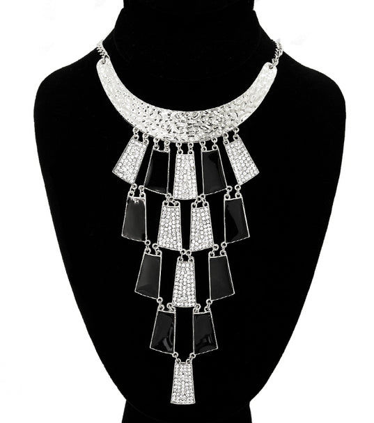 ‘Champagne’ Crystal Statement Necklace