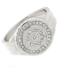 CRYSTAL WATCH SHAPE BRACELET