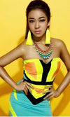 'Cleopatra'  Necklace and Earring Set - Black