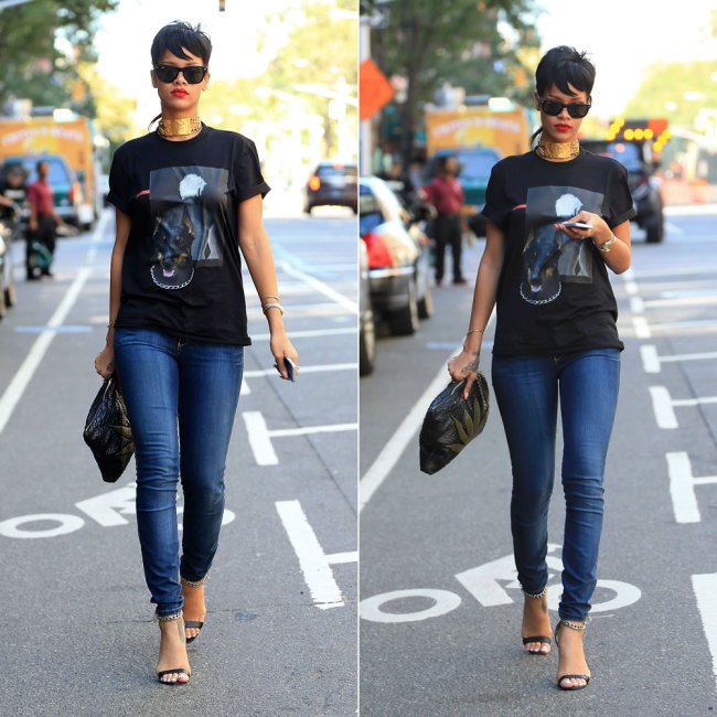 “Rihanna”  Toggle Statement Necklace