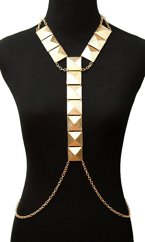 ‘VIXEN’ URBAN GLAM GOLD BODY CHAIN