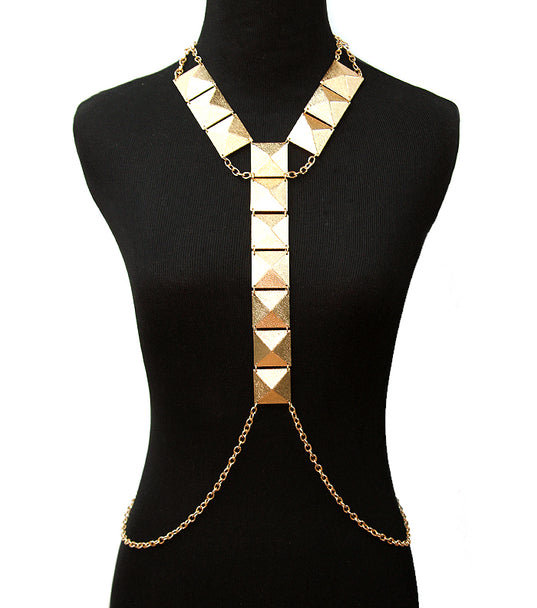 ‘VIXEN’ URBAN GLAM GOLD BODY CHAIN