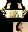 'RIHANNA' ID CHOKER NECKLACE AND EARRING SET