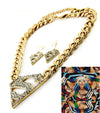 'NICKI' CRYSTAL NECKLACE SET