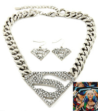 'NICKI' CRYSTAL NECKLACE SET